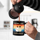 Father & Daughter Son Unbreakable Bond - Personalized Black Mug