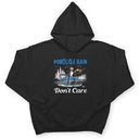 Pontoon Queen Captain Pontoon Hair Don't Care - Personalized T Shirt