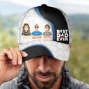 Dope Black Dad White Dad - Personalized Classic Cap
