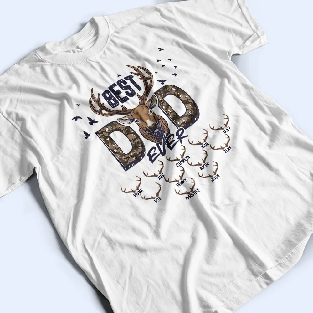 Best Buckin' Dad - Personalized T Shirt