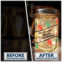 Custom Photo Light Up My Christmas - Personalized Mason Jar Light