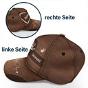 Gift For Yourself,Gift For Women,Gift For Men,Gift For Mother,Gift For Uncle,Gift For Aunt,Gift For Father,Gift For Grandma,Gift For Grandpa,Love,German - Handabdrücke Von Opa Papa Und Kindern - Personalisierte Klassische Kappe