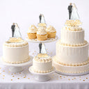 Gift For Couples, Gift For Husband, Gift For Wife, Love, Anniversary, Old Couples - Happy Aniversary Couple Wedding - Personalized Acrylic Cake Topper