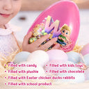 Easter, Happy, Gift For Kids, Parents - Happy Easter Alphabet Baby Kid - Personalized Fillable Egg 