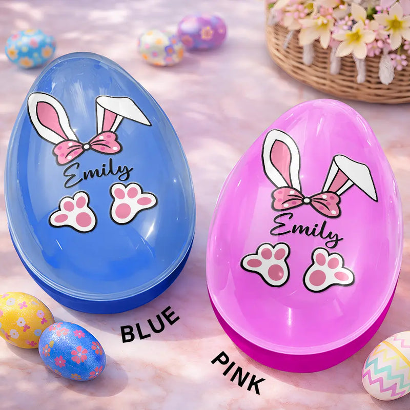 Easter,Happy,Gift For Kids,Parents - Happy Easter Baby Kid - Personalized Fillable Egg