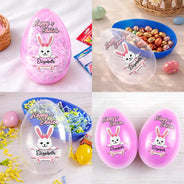 Easter,Happy,Gift For Kids,Parents - Happy Easter Baby Kid - Personalized Fillable Egg