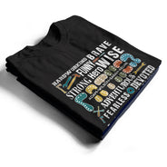 Gift For Grandpa,Gift For Father - Hardworking Brave Dad - Personalized T Shirt