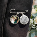 Sentimental, Custom Photo, Gift For Yourself, Wedding, Upload Full Photo - Here Is Something Old For Your Wedding Day - Personalized Lapel Pin