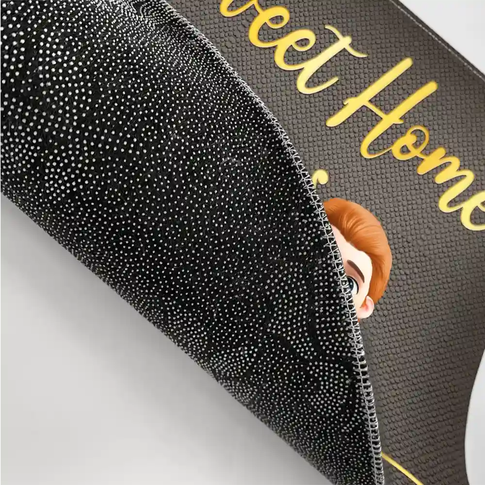 Love, Gift For Couples, Married, Gift For Husband, Gift For Wife, Parents, Family - Home Sweet Home Couple - Personalized Doormat
