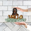 Dog Lovers, Funny - Hope You Like Dogs Sleeping 3D Dog - Personalized Custom Shaped Wood Sign