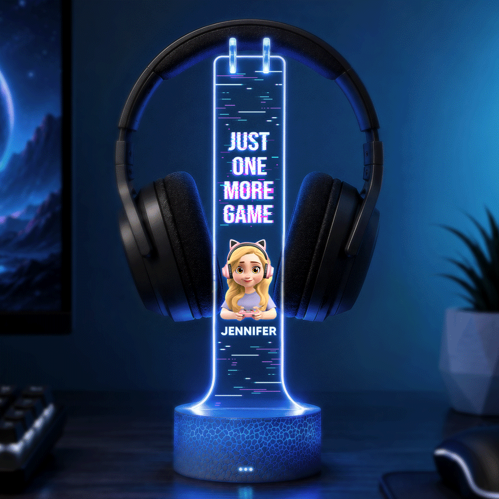 Gaming, Gift For Yourself, Humorous, Vector - I Am Gaming Do Not Disturb 3D Effect Gamer - Personalized Headphone Stand