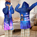Gift For Yourself,Gift For Men,Gift For Women,Funny - I Am Gaming Do Not Disturb 3D Effect Gamer - Personalized Hooded Robe