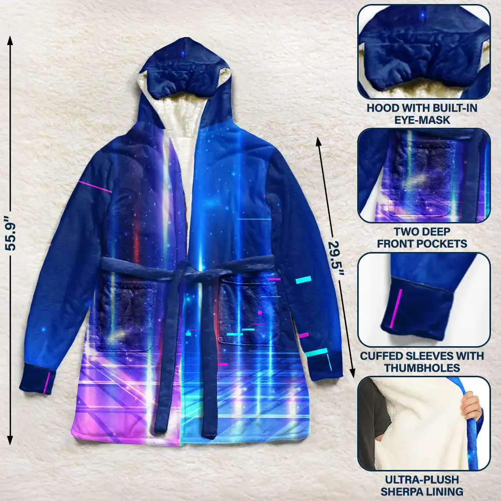 Gift For Yourself,Gift For Men,Gift For Women,Funny - I Am Gaming Do Not Disturb 3D Effect Gamer - Personalized Hooded Robe