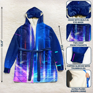 Gift For Yourself,Gift For Men,Gift For Women,Funny - I Am Gaming Do Not Disturb 3D Effect Gamer - Personalized Hooded Robe