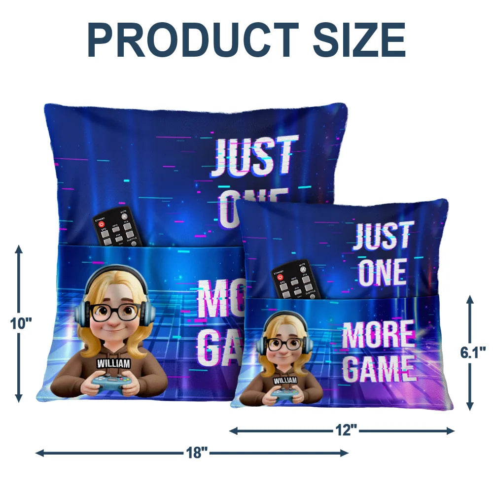 Gift For Yourself, Gift For Men, Gift For Women, Funny - I Am Gaming Do Not Disturb 3D Effect Gamer - Personalized Pocket Pillow