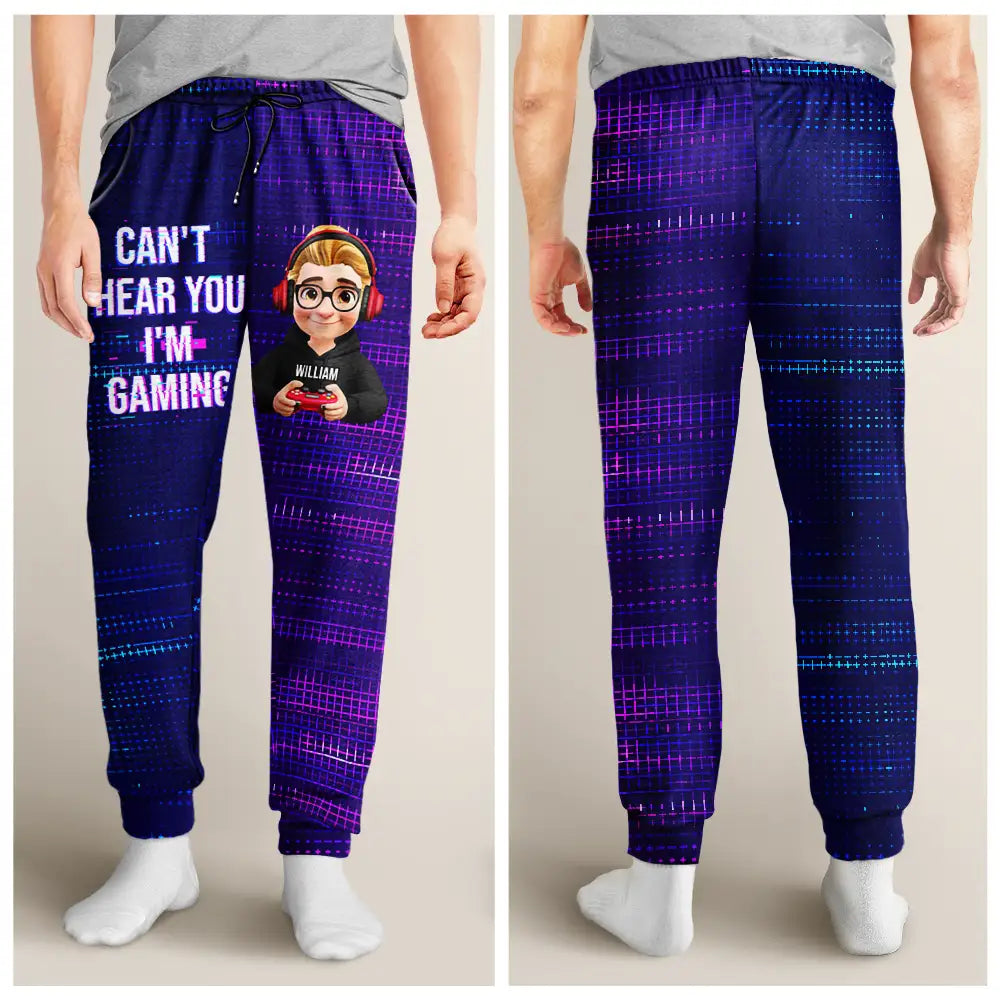Gift For Yourself,Gift For Men,Gift For Women,Funny - I Am Gaming Do Not Disturb 3D Effect Gamer - Personalized Sweatpants