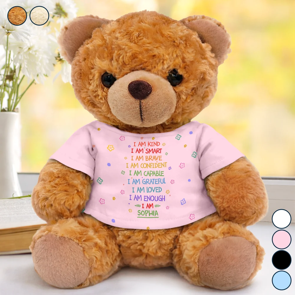 I Am Kind I Am Smart - Personalized Teddy Bear