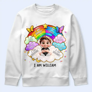 Back To School, Gift For Kids, Adorable, Vector - I Am Smart Kind Brave Butterfly - Personalized T Shirt