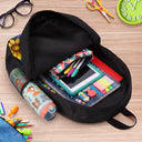 Adorable,Back To School,Gift For Kids,Vector - I Am Smart Kind Brave Butterfly Flower Rainbow - Personalized Kids Backpack