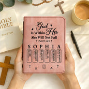 Christian,Gift For Women,Gift For Wife,Gift For Yourself,Gift For Girlfriend,Gift For Aunt,Gift For Mother,Gift For Daughter,Gift For Sisters,Gift For Bestie - I Can Do All Things Through Christ Who Strengthens Me - Personalized Bible Cover - Personalized Bible Cover