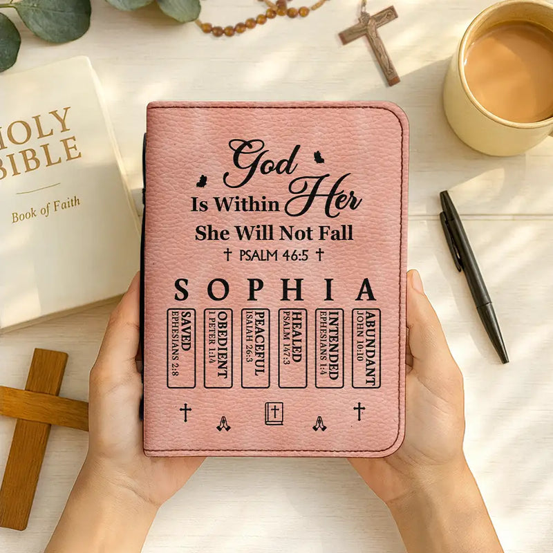 Christian,Gift For Women,Gift For Wife,Gift For Yourself,Gift For Girlfriend,Gift For Aunt,Gift For Mother,Gift For Daughter,Gift For Sisters,Gift For Bestie - I Can Do All Things Through Christ Who Strengthens Me - Personalized Bible Cover - Personalized Bible Cover