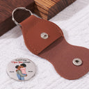 Gift For Couples,Gift For Husband,Gift For Wife,Gift For Boyfriend,Gift For Girlfriend,Happy - I Can't Say I Love You Enough - Personalized Leather Pocket Hug