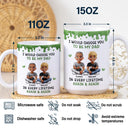 Mom,Sons,Gift For Mother,Gift For Daughter,Gift For Son,Happy - I Choose You In Every Lifetimes - Personalized White Edge-to-Edge Mug