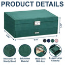 Gift For Yourself, Happy, Gift For Women - Birth Month Flowers Bloom Where You're Planted Women - Personalized Jewelry Storage Box