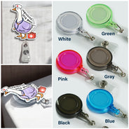 Nurse,Gift For Women,Gift For Men,Happy,Gift For Yourself - Registered Silly Goose Nurse - Personalized Badge Reel