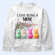 Funny,Gift For Mother,Gift For Grandma,Gift For Wife,Easter - I Love Being A Grandma - Personalized T Shirt