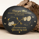 Gift For Mother, Dad - Daughters (Adult), Gift For Daughter, Happy - I Love You Mom You Are My Rocks - Personalized Printed Rock
