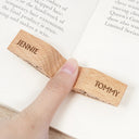 Gift For Yourself,Gift For Couples,Gift For Husband,Gift For Wife,Reading,Happy - I Love You To The Moon And Back - Personalized Thumb Page Holder