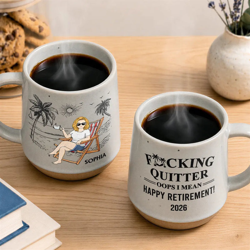Gift For Men,Gift For Yourself,Humorous,Vector - I Mean Happy Retirement - Personalized Conical Mug