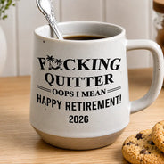 Gift For Men,Gift For Yourself,Humorous,Vector - I Mean Happy Retirement - Personalized Conical Mug