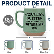 Gift For Men,Gift For Yourself,Humorous,Vector - I Mean Happy Retirement - Personalized Conical Mug