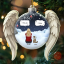 Christmas, Memorial, Sad, Pet Lovers, Dog Lovers, Cat Lovers - I Miss You Pet Memorial - Personalized Custom Shaped Acrylic Ornament