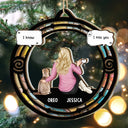 Sad,Memorial,Pet Lovers,Christmas  - I Miss You Pet Memorial - Personalized Suncatcher Ornament