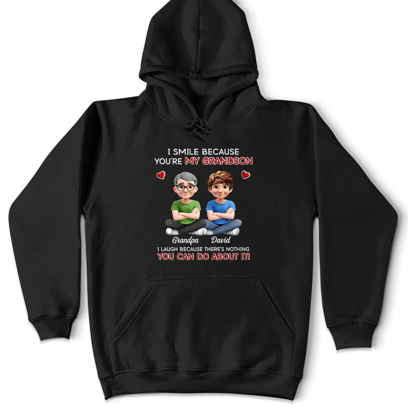 Dad - Daughters (Adult),Dad - Daughters (Young),Dad - Children,Mom - Children,Mom - Daughters (Adult),Gift For Daughter,Mom - Daughters (Young),Mom - Sons,Dad - Sons,Gift For Son,Grandpa - Grandkids,Grandma - Grandkids,Gift For Grandkids,Happy - I Smile Because You Are My Daughter Son - Personalized T Shirt