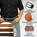 Gift For Couples,Gift For Husband,Gift For Boyfriend,Funny - I Sucked It So It's Mine - Personalized Cowhide Leather Belt