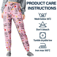 Dog Lovers,Funny - I We Woof You - Personalized Pajama Pants