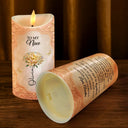 Grandma,Grandkids,Gift For Grandkids,Gift For Daughter,Love - I Will Stay There Forever And Always - Personalized Flameless LED Candle