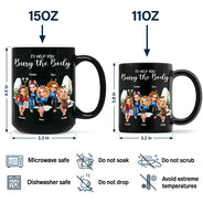 Gift For Bestie,Funny - I Would Help You Bury The Body 3D Effect Besties - Personalized Black Mug