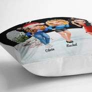 Gift For Bestie,Funny - I Would Help You Bury The Body 3D Effect Besties - Personalized Pillow