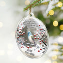 Sad, Memorial, Christmas - I'm Always With You 3D Cardinal - Personalized Custom Shaped Acrylic Ornament