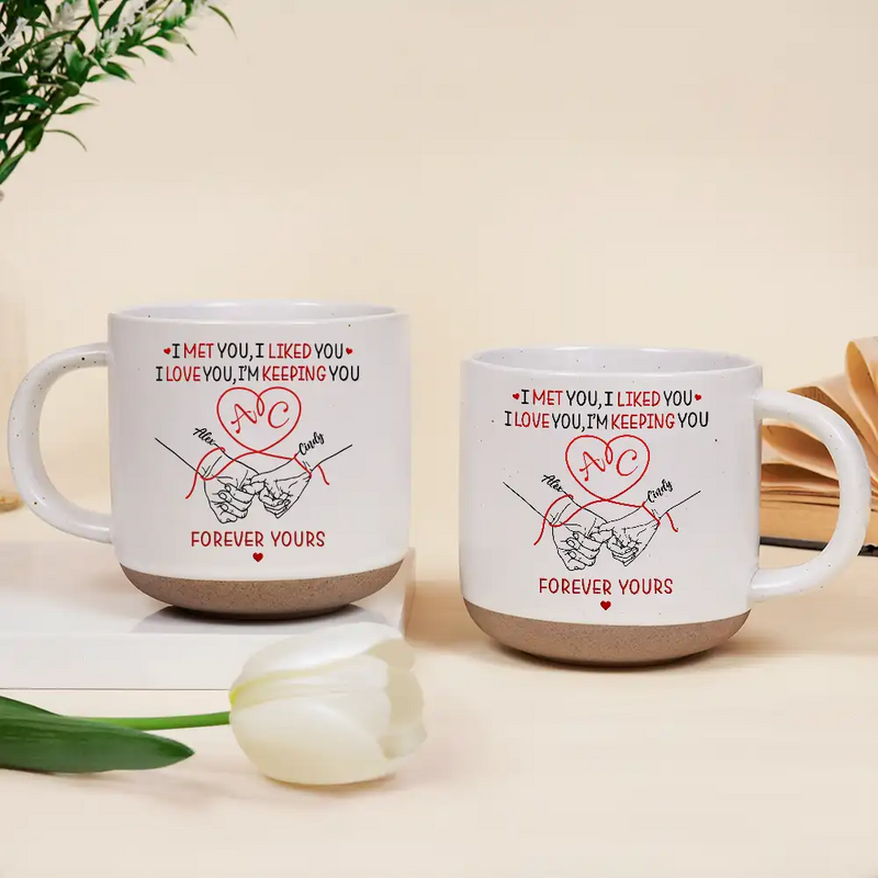 Gift For Couples,Old Couples,Gift For Husband,Gift For Wife,Gift For Boyfriend,Gift For Girlfriend,LGBT,Love - If I Had My Life To Live Over Again Couple Hands - Personalized Pottery Mug