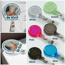 Punch Monkey,Gift For Yourself,Love,Gift For Bestie,Gift For Women,Gift For Men - In A World Where You Can Be Anything Be Kind - Personalized Badge Reel