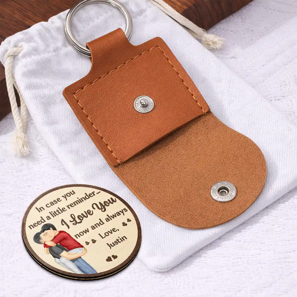 Old Couples,Gift For Couples,Gift For Husband,Gift For Wife,Gift For Boyfriend,Gift For Girlfriend,Love - In Case You Need A Little Reminder - Personalized Wooden Pocket Hug