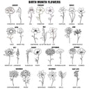 Gift For Daughter,Mom,Daughters (Adult),Happy - Birth Flower Watching You Be A Mom - Personalized Ribbon Tie Flower Vase