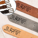 Gift For Husband,Gift For Boyfriend,Gift For Couples,Funny - It Is Not Gonna Lick Itself Spicy Couple - Personalized Cowhide Leather Belt