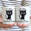 Funny, Gift For Bestie, Gifts For Colleagues - It's Fine I'm Fine Everything is Fine - Personalized Mug